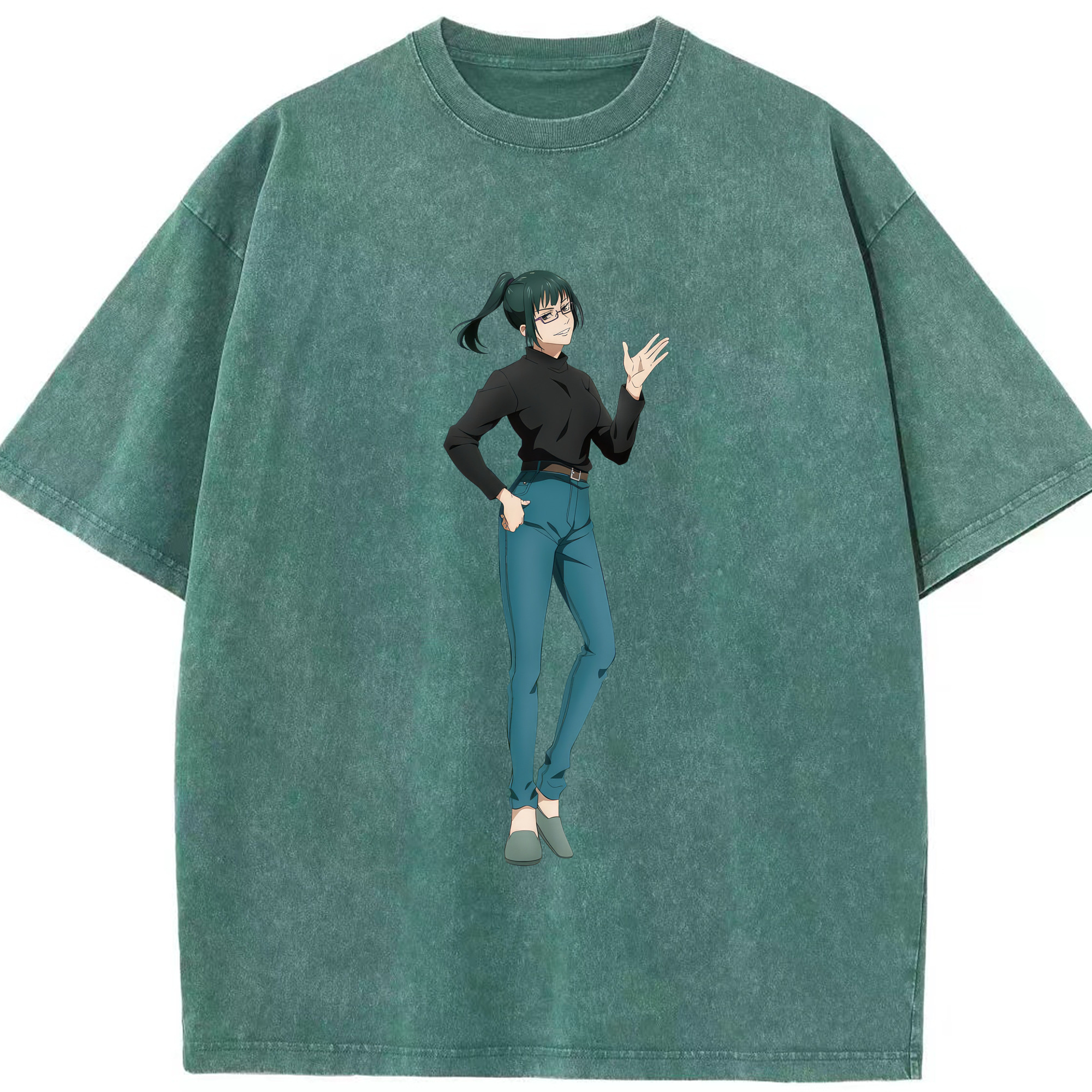 （画像用） 呪術廻戦 Jujutsu Kaisen 綿100% ヴィンテージ風 半袖Tシャツ（フロントプリント）